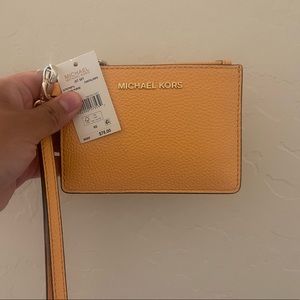 Michael Kors Small Leather Wristlet
